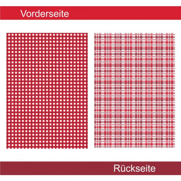Kariert rot - Designpapier